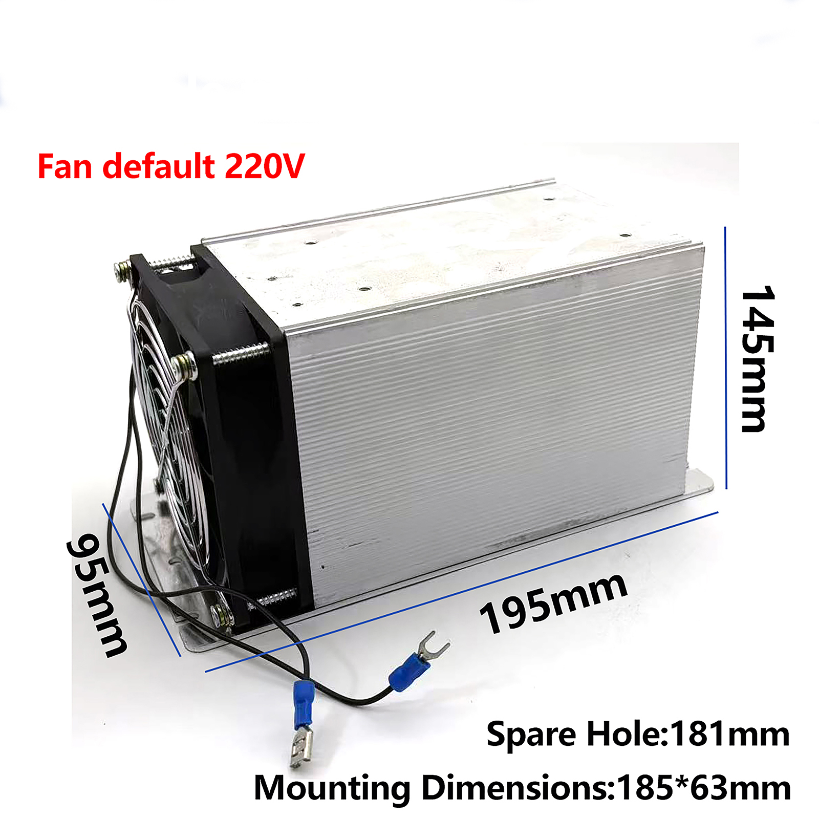 9225 Heat Sink with 220V Fan for 80A-120A Power Modules