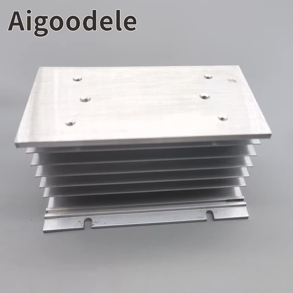 H150 Aluminum Heat Sink | Three Phase Solid State Relay Cooling 25A-60A