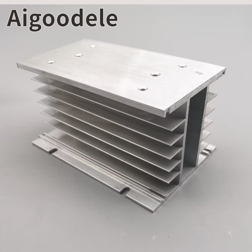 H150 Aluminum Heat Sink | Three Phase Solid State Relay Cooling 25A-60A