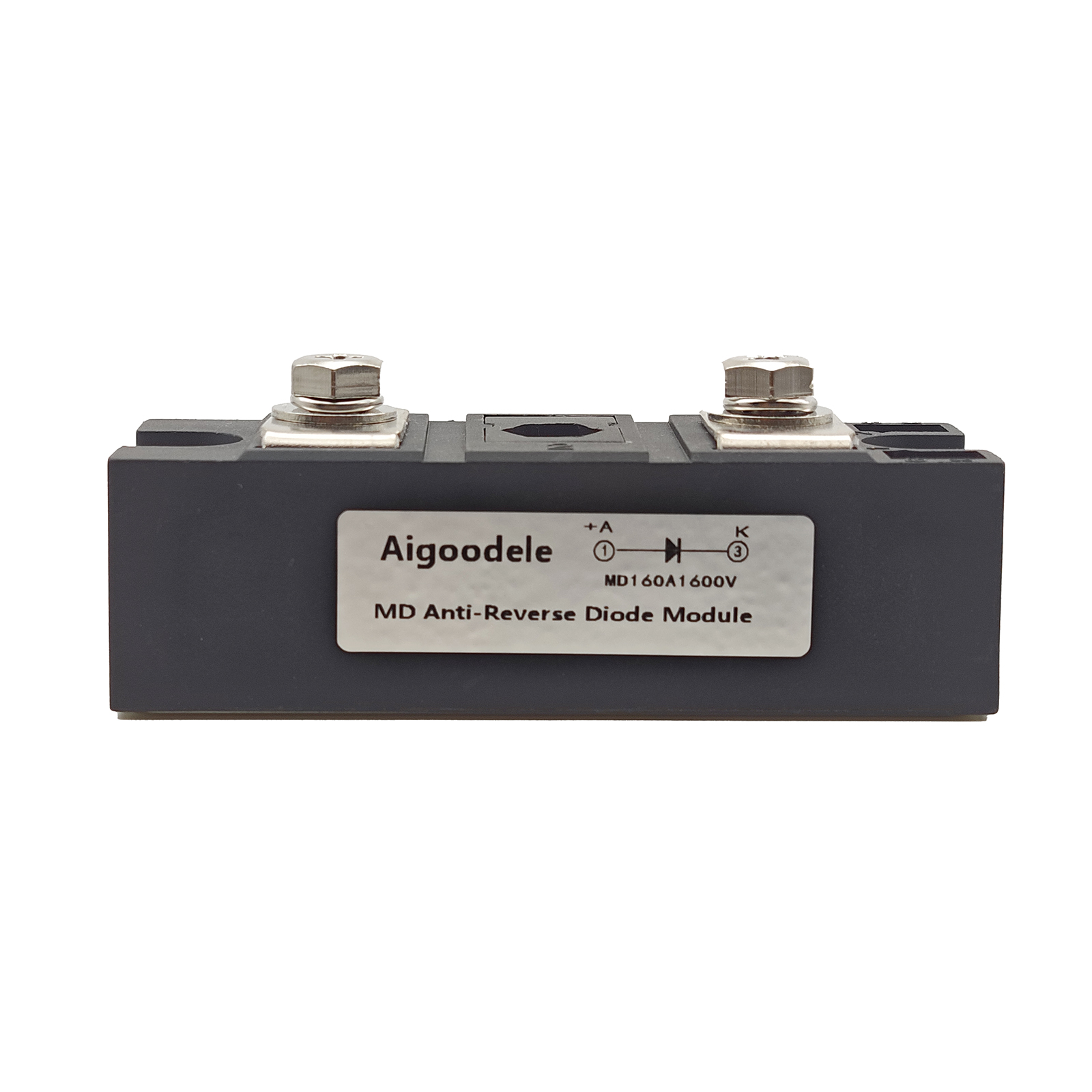 160 Amp Anti-Reverse Diode Module for Solar Power Systems 12V One Way Diode 1600V Peak Voltage MD160 Breaker for Solar Charge Controller and Photovoltaics