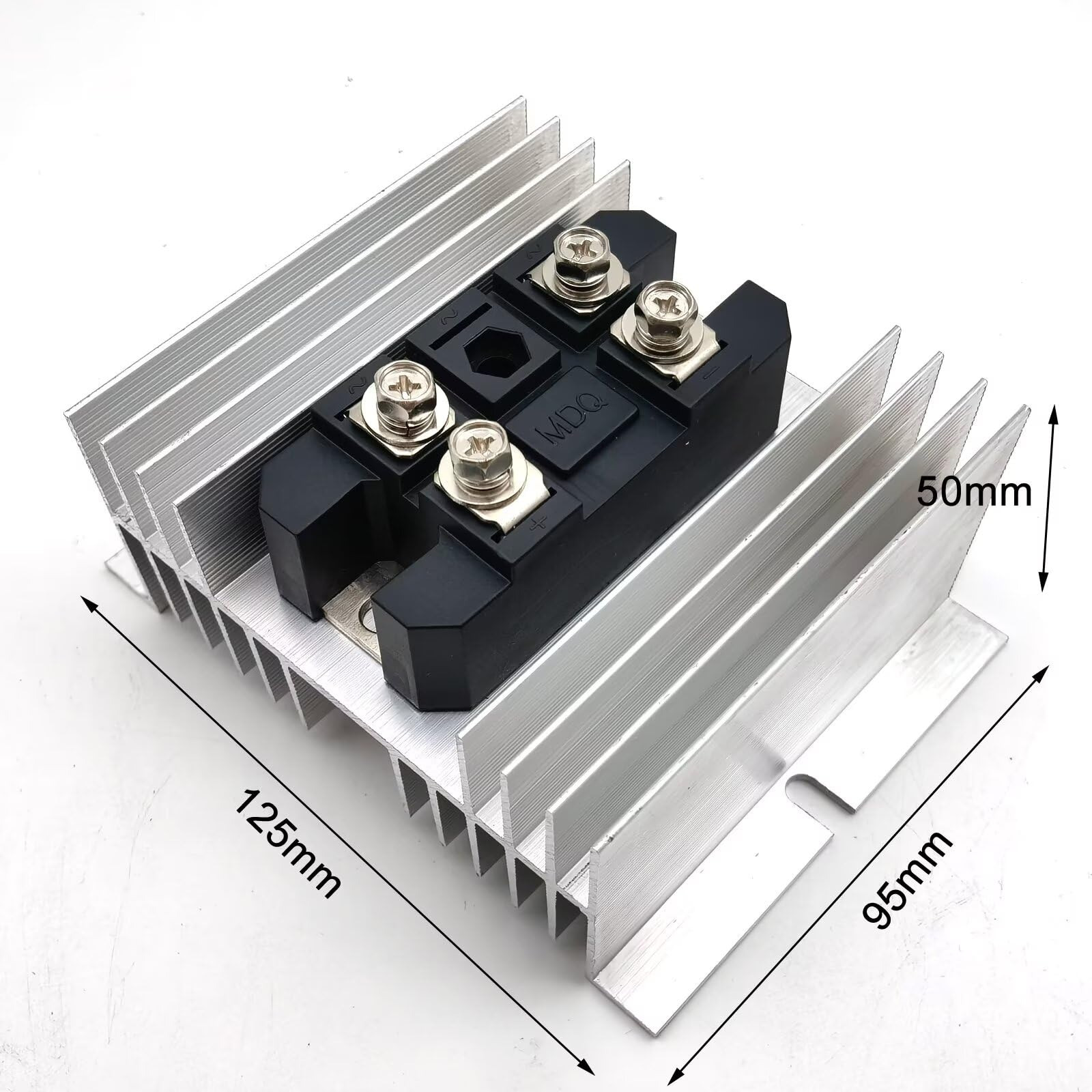 MDQ150A Single Phase Bridge Rectifier with W-95 Heat Sink | Complete Power Module