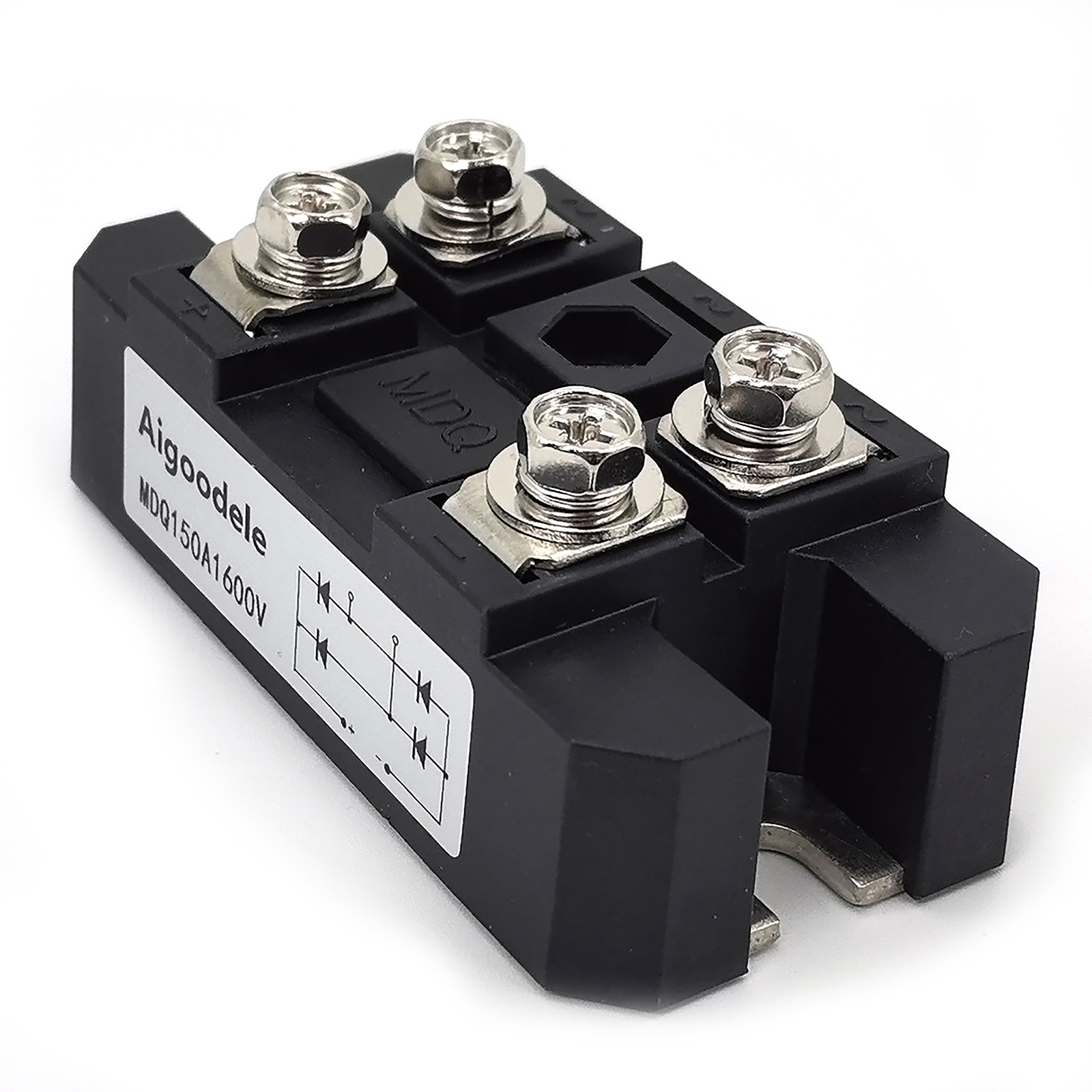 Sn Power Controller Rectifier Module MDQ150A 150A Single Phase Bridge Rectifier | Full Wave Diode Module ...