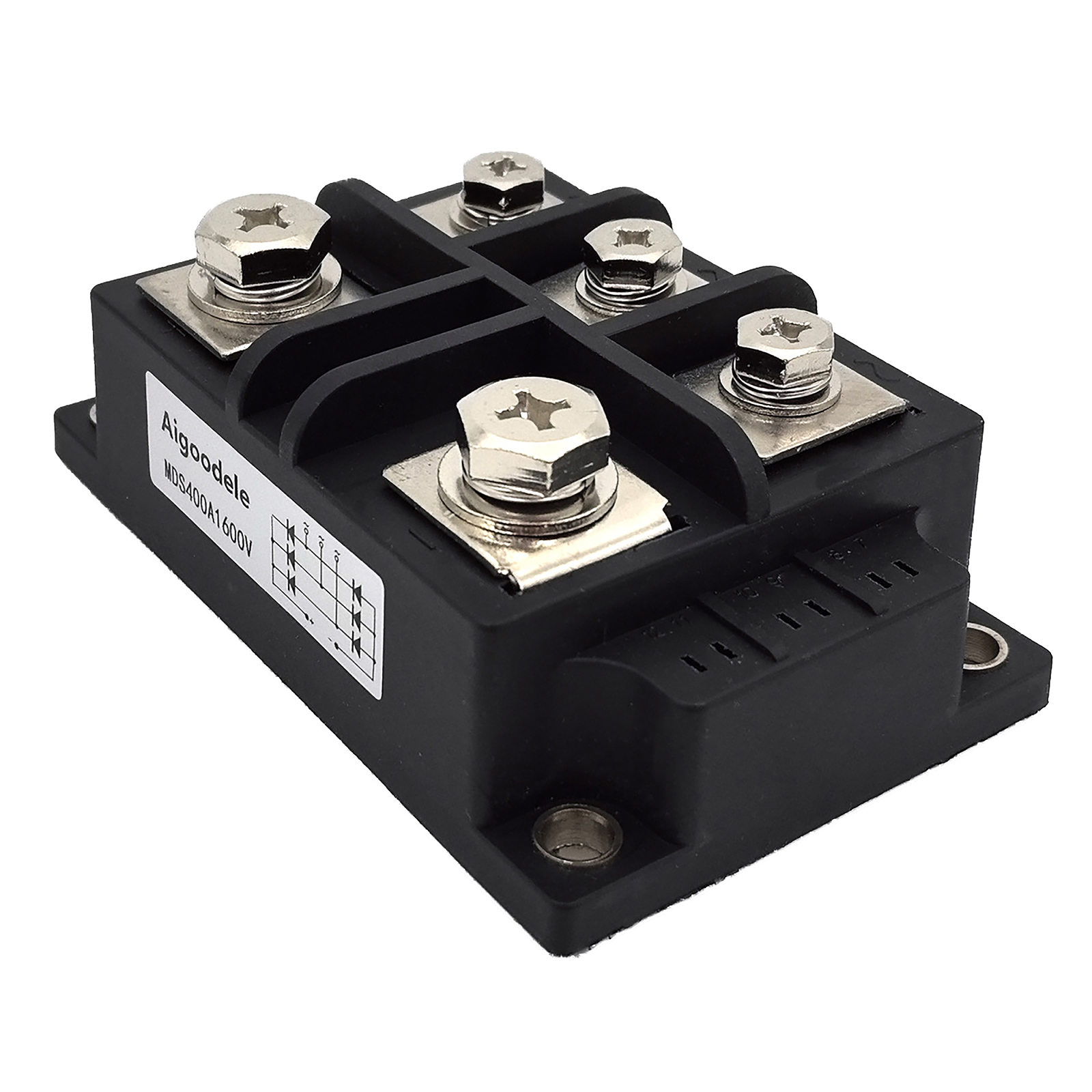 400A 1600V MDS400-16 Three-Phase Bridge Rectifier,Portable 3‑Phase Diode Bridge Rectifier 