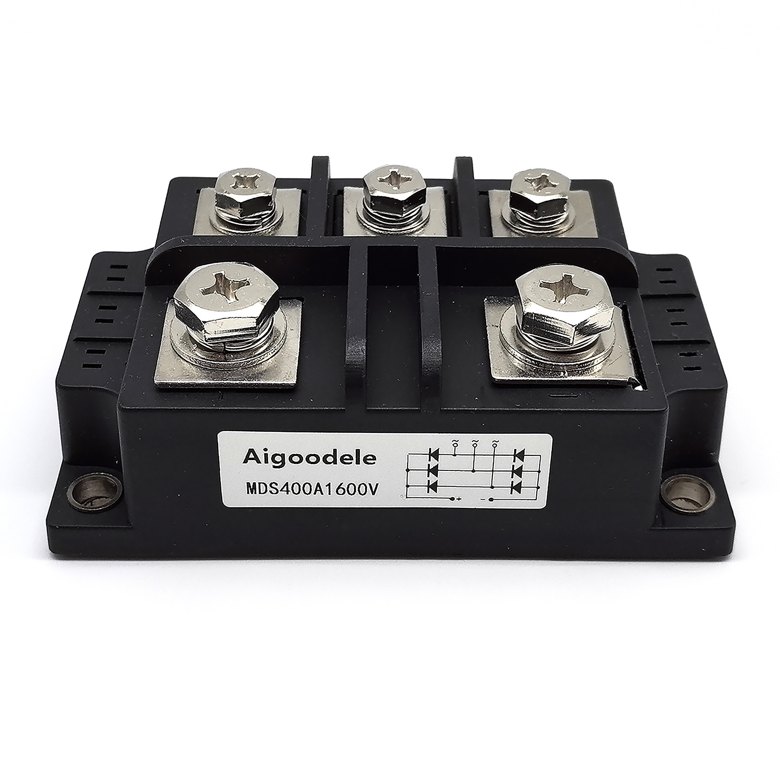 400A 1600V MDS400-16 Three-Phase Bridge Rectifier,Portable 3‑Phase Diode Bridge Rectifier 