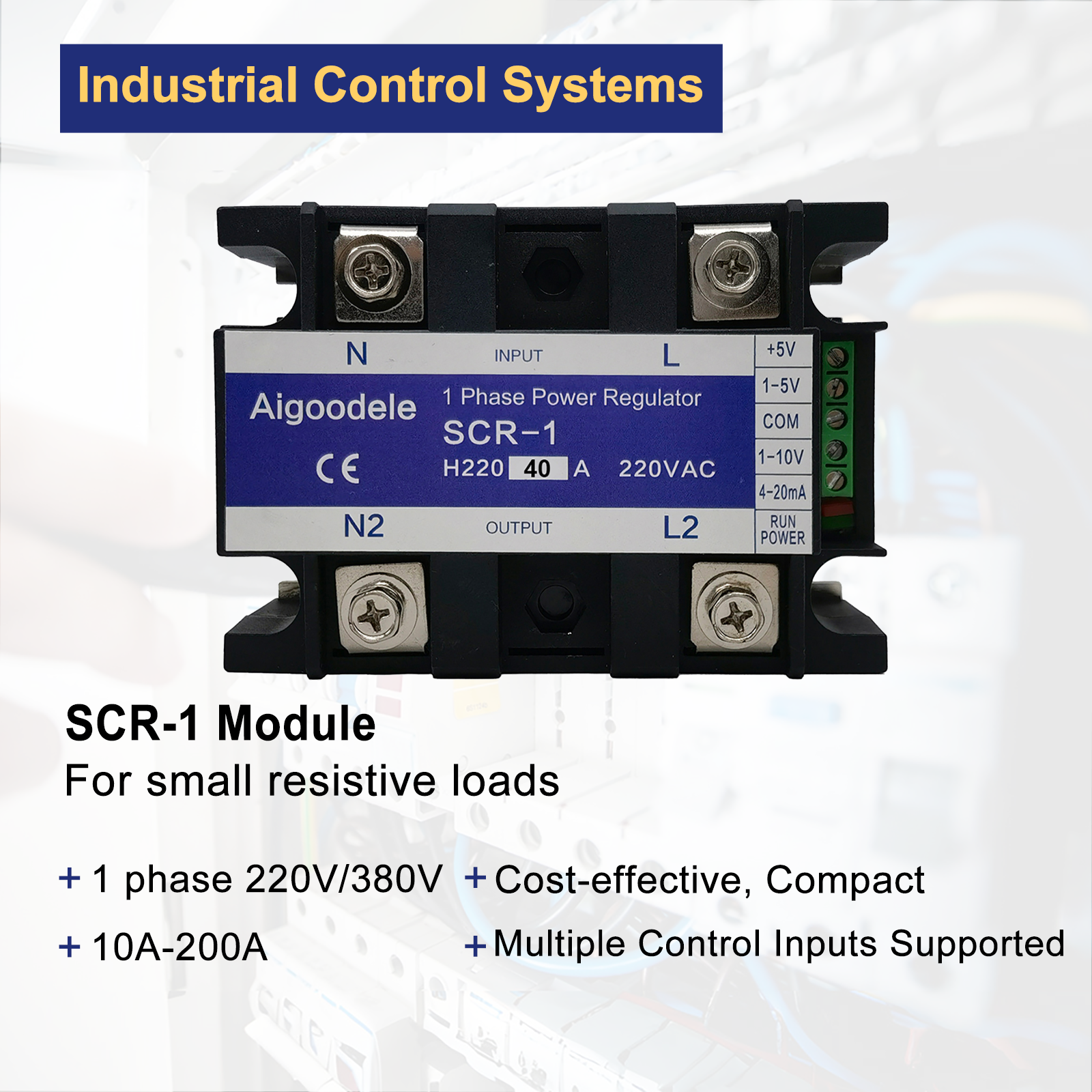 Single-Phase SCR Voltage Regulator Modules