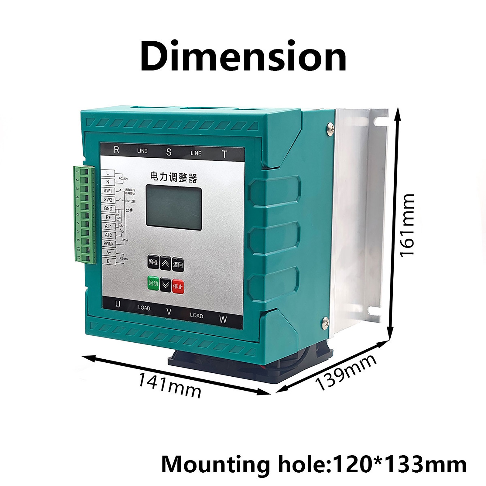 TG20-G Series Three-Phase Thyristor Power Controller Dimensions (16KW-50KW)
