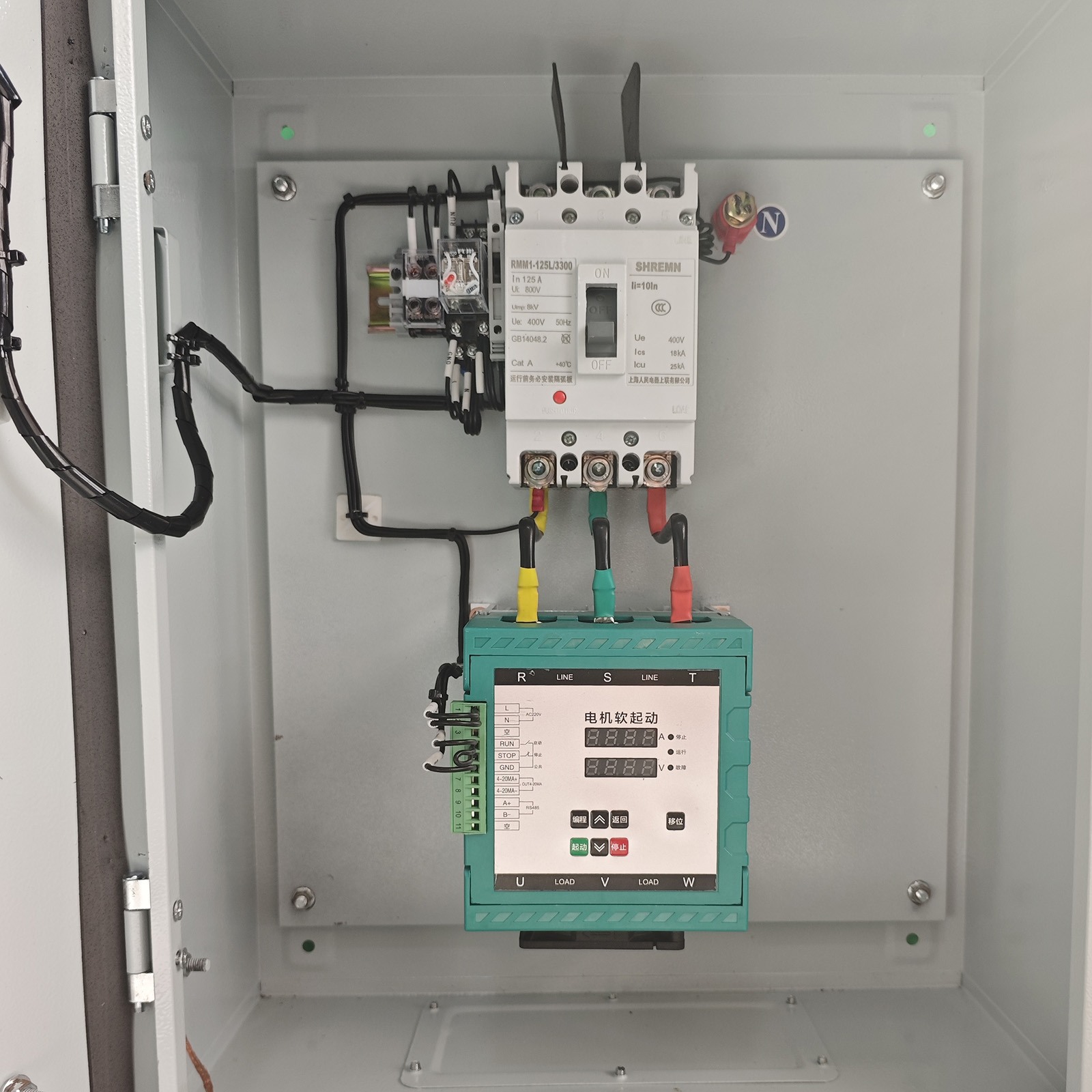 Motor Soft Starter Cabinet with Smart Online PLC SCR Control Technology