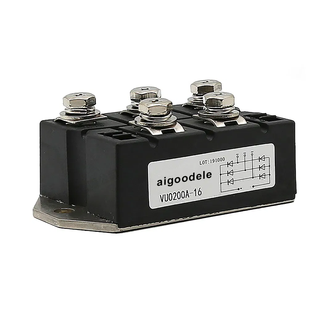 Vuo200A Power Module Three Phase Silicon Bridge Rectifier 200A for Welding Machine or Inverter
