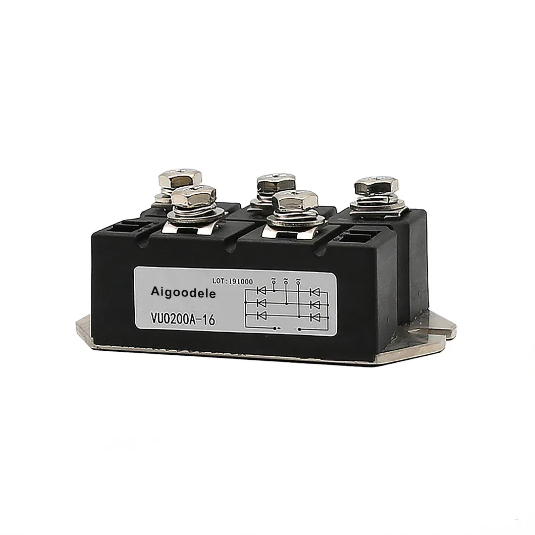 Vuo200A Power Module Three Phase Silicon Bridge Rectifier 200A for Welding Machine or Inverter