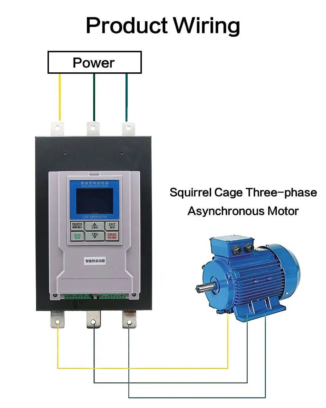 Discount Price 90kw 120HP 180A 380V Soft Starter