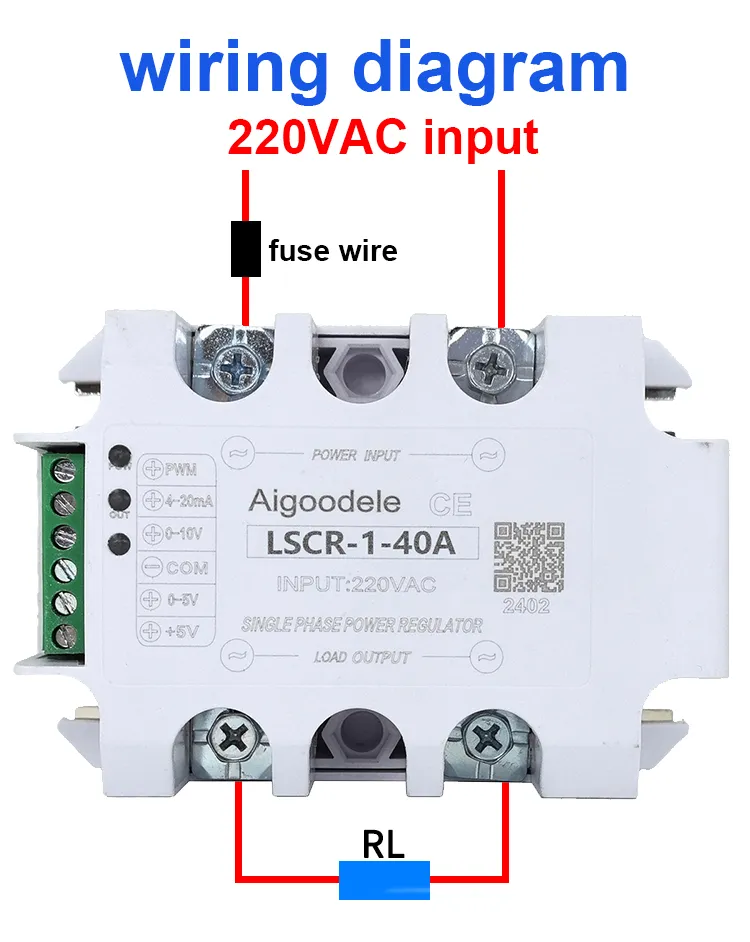 Voltage Regulator Power Distribution Lscr-1 220V Thyristor Power Controller 200A