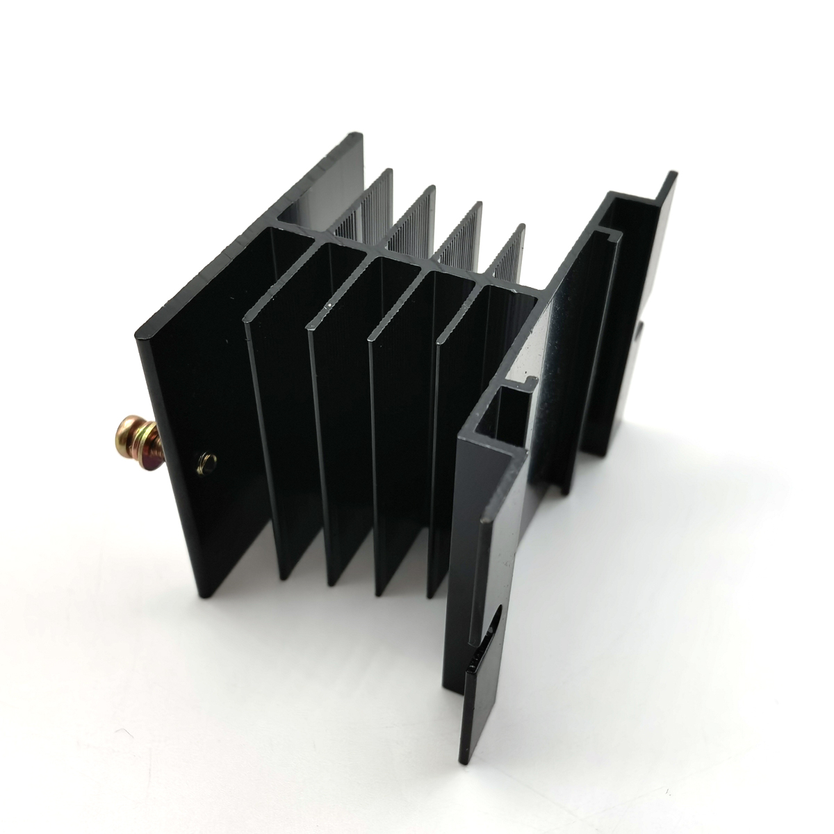 Single Phase Solid State Relay Heat Sink, Aluminum Heatsink for SSR 25A 40A, Efficient Heat Dissipation