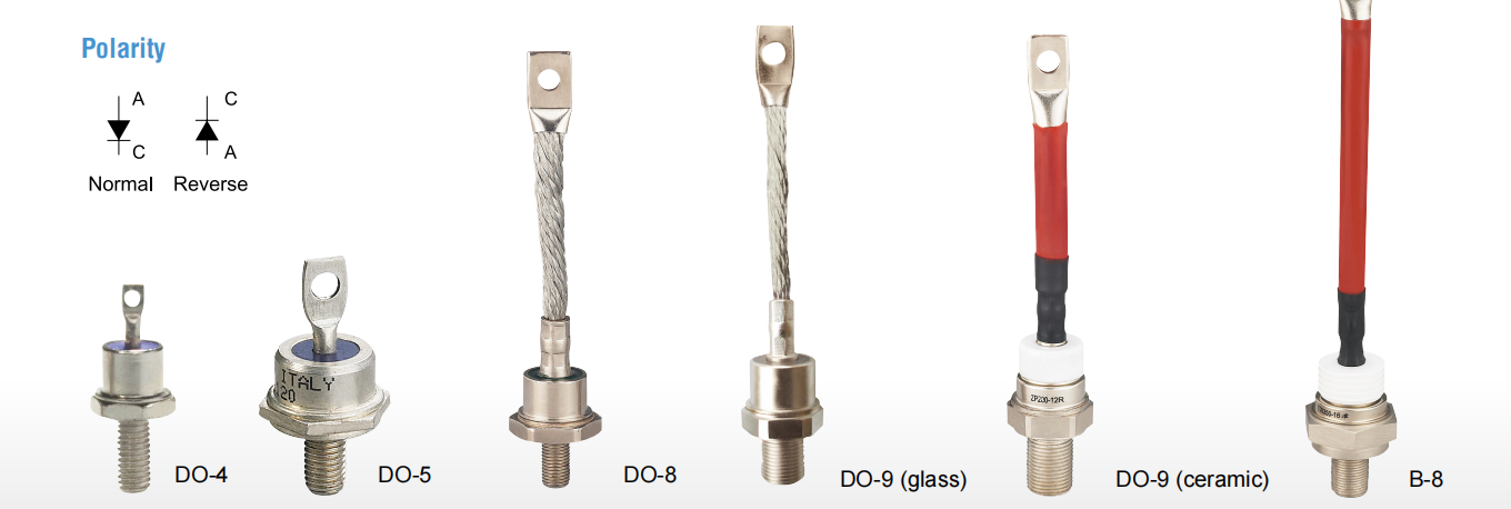 Aigoodele Standard Recovery Diode Stud Type High Current Rectifier
