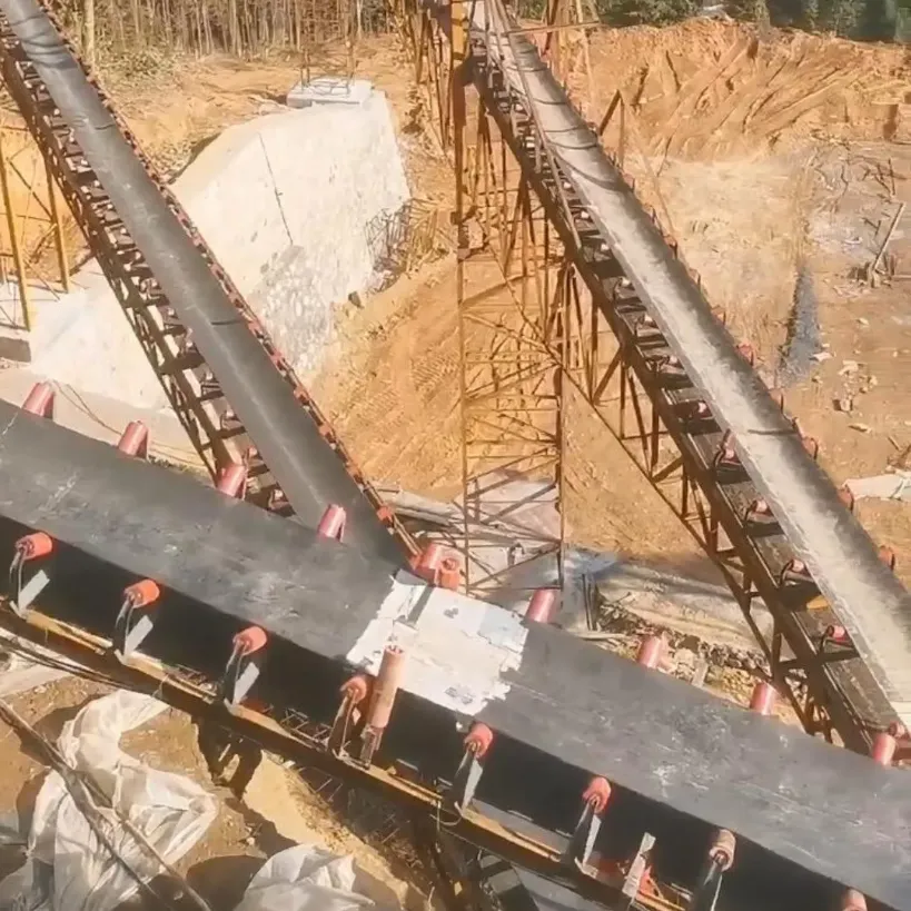 Industrial conveyor motor with Online Soft Starter