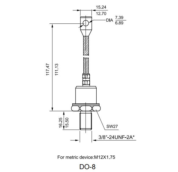 100U Diode | Stud Mount Rectifier 100A