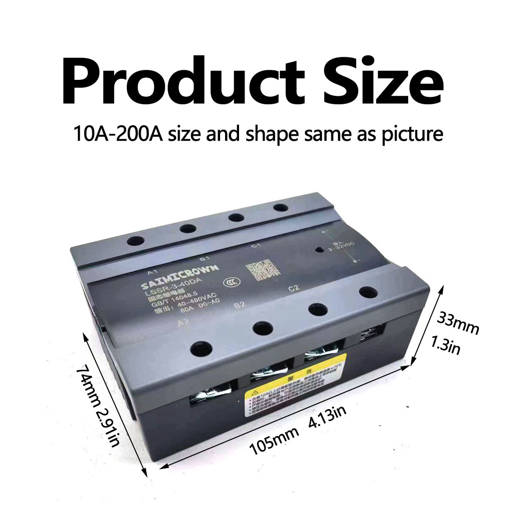 LSSR-3-60DA Three-phase DC to AC Solid State Relay Industrial Grade Solid State Anti-Interference