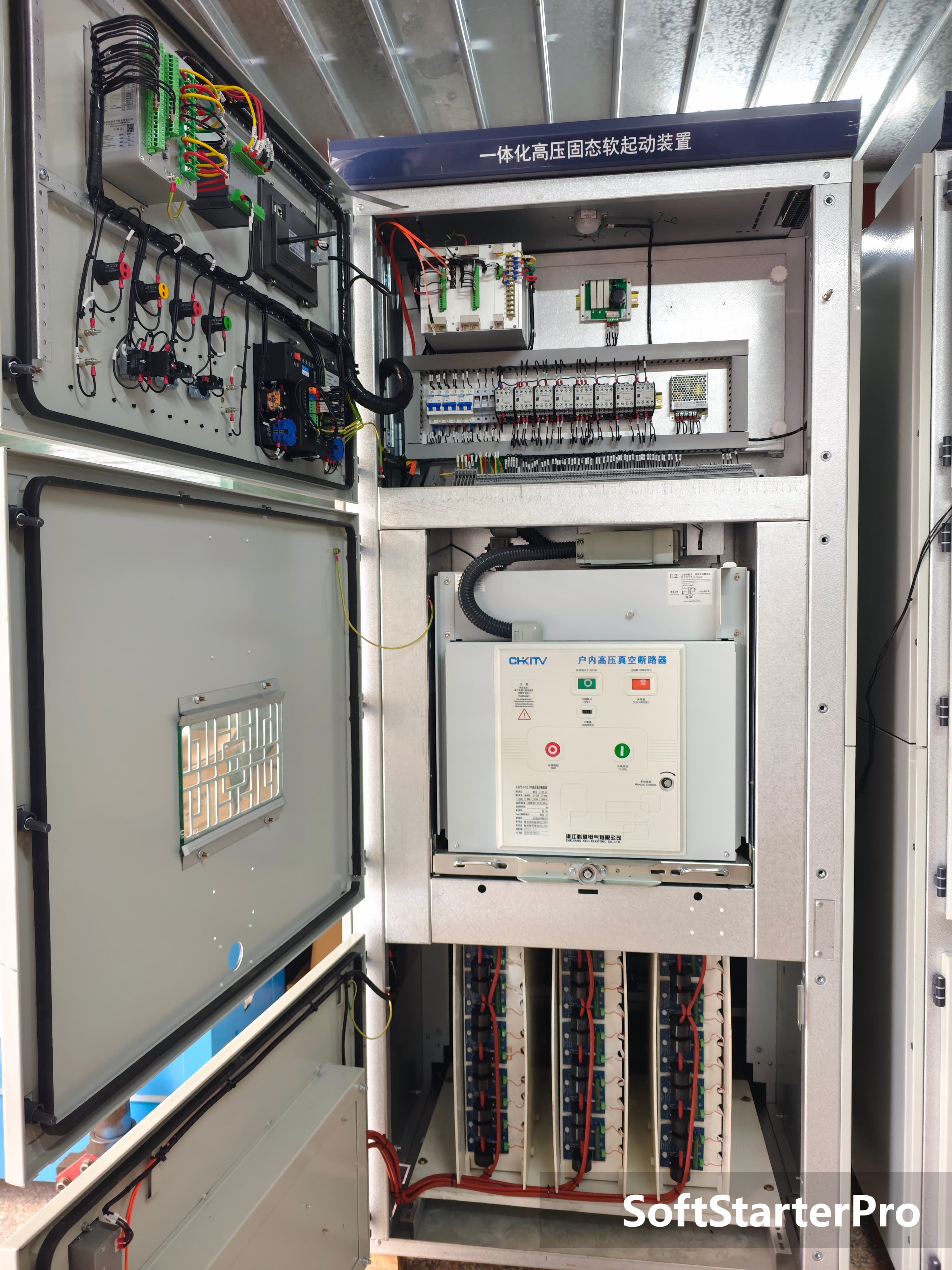 4.16KV MV Soft Starter for High Voltage Motors with Start-Timeout & Overvoltage Protection
