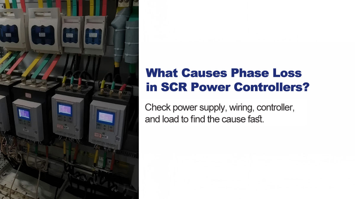 What causes phase loss in SCR power controllers - troubleshooting guide