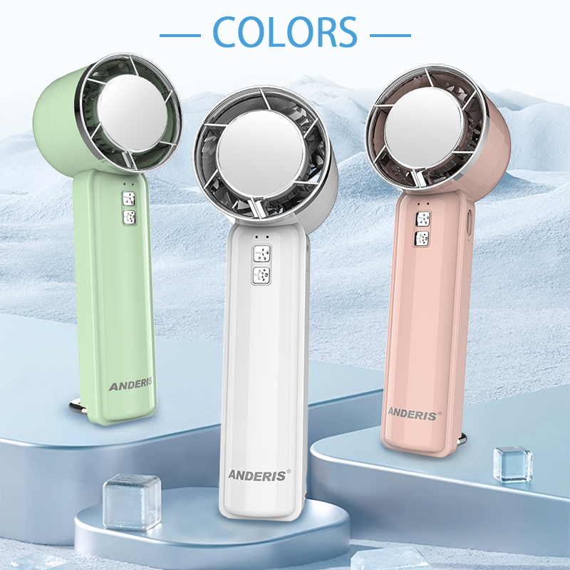 2025最新 おすすめ 冷却ハンディファン -10℃ 瞬間冷感 5段階風量調節 1秒冷感 長時間 小型扇風機 強風 コンパクト 充電式扇風機 花火大会 祭り 夏 熱中症 猛暑対策 PSE認証済 安心保証