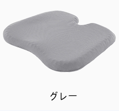 ゲルクッション 車 座布団 デスクワーク 椅子用クッション ハニカム構造 低反発 無重力 カバー付き