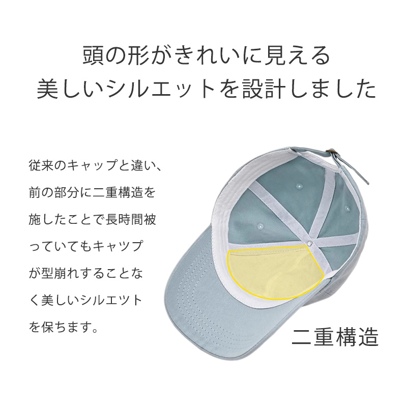 キャップ レディース 深め 春夏 大きいサイズ 運動会 帽子 100％完全遮光 UVカット コットン 綿 プレゼント