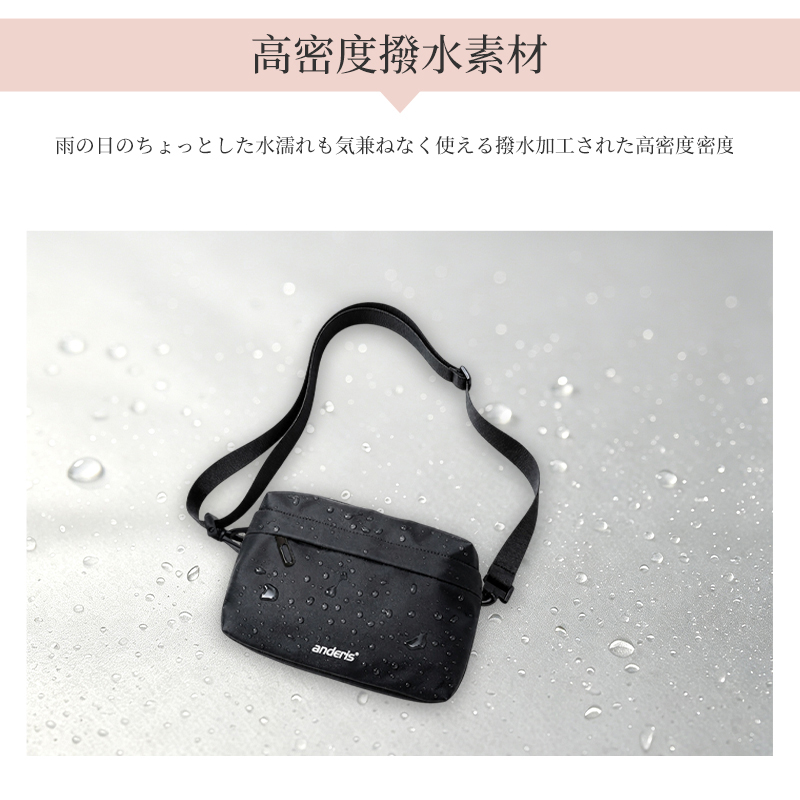 【エコ素材｜爆安せール3,320円】ショルダーバッグ メンズ 大容量 撥水 ナイロン 斜めがけ 軽量 コンパクト 通勤 通学 kb05