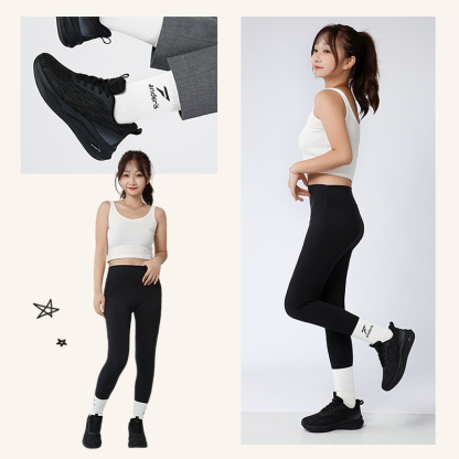 【男女兼用】【立ったまま履ける スニーカー 腰をしっかり守る】レディース スニーカー メンズ 幅広 厚底 白 黒 きれいめ 軽量 ウォーキングシューズ 歩きやすい ニット 通気性 スポーツ ランニングシューズ 人気 韓国 疲れない オシャレ  運動靴 防滑 通学 通勤 高齢者 婦人