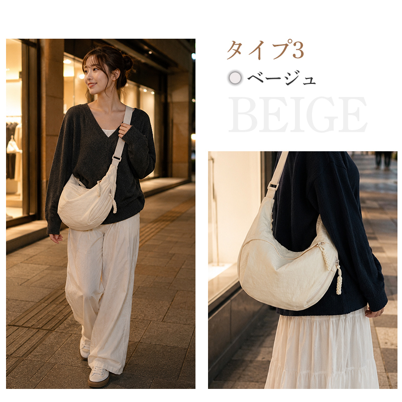 【爆安セール1,680円】ショルダーバッグ 斜めがけ バッグ レディース メンズ肩掛け ショルダー ミニバッグ 軽量 撥水 ナイロン  kb01