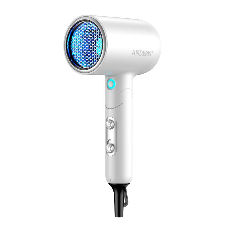 旅行用200Wコードレスヘアドライヤー、ポータブルミニブロードライヤーUSB C充電式、デジタルスクリーン付き、3つの風速と3つの温度、ブラシ付きモーター コードレスヘアドライヤー 女性用 100000RPM 200W 高速トラベルヘア