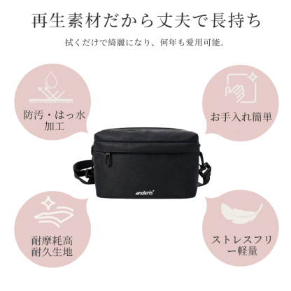 【エコ素材｜爆安せール3,320円】ショルダーバッグ メンズ 大容量 撥水 ナイロン 斜めがけ 軽量 コンパクト 通勤 通学 kb05