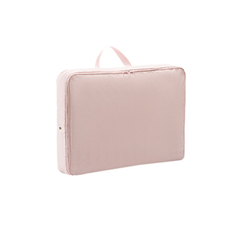 圧縮袋 トラベルポーチ コンパクト 収納ポーチ バッグインバッグ 水洗い可 仕切り ファスナー 旅行用圧縮袋