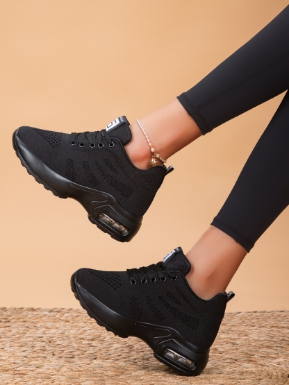 厚底スニーカー インヒールスニーカー 通気 滑りにくい 衝撃吸収