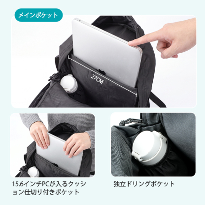 【爆安セール4,400円】リュック レディース メンズ 大容量 30L 男女兼用 バックパック リュックサック 軽量 撥水 通勤 通学 a4 b612