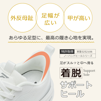 【男女兼用】【立ったまま履ける スニーカー 腰をしっかり守る】レディース スニーカー メンズ 幅広 厚底 白 黒 きれいめ 軽量 ウォーキングシューズ 歩きやすい ニット 通気性 スポーツ ランニングシューズ 人気 韓国 疲れない オシャレ  運動靴 防滑 通学 通勤 高齢者 婦人