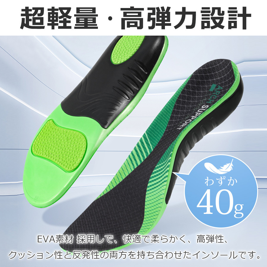インソール スポーツ 衝撃吸収 土踏まず 3D ゲルクッション アーチ ジェルクッション メンズ レディース 中敷き かかと 立ち仕事 スニーカー xd03