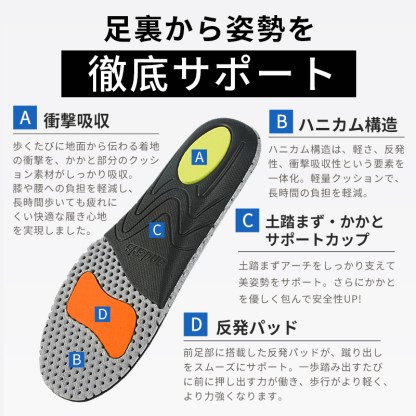 【立ったまま履ける★爆安セール4,580円】 anderis スニーカー レディース ウォーキングシューズ スリッポン ハンズフリー N59