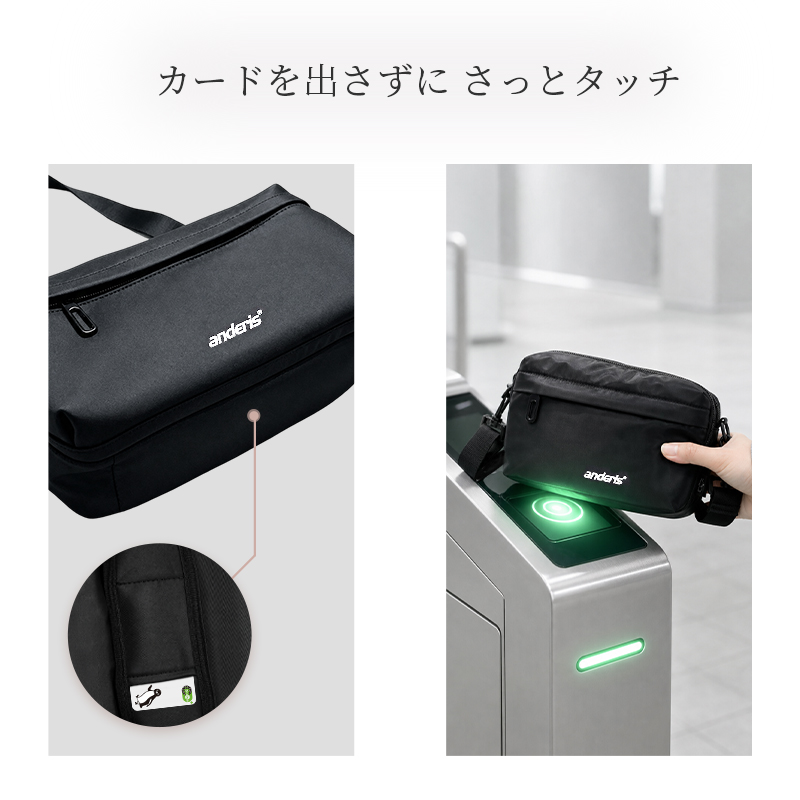 【エコ素材｜爆安せール3,320円】ショルダーバッグ メンズ 大容量 撥水 ナイロン 斜めがけ 軽量 コンパクト 通勤 通学 kb05