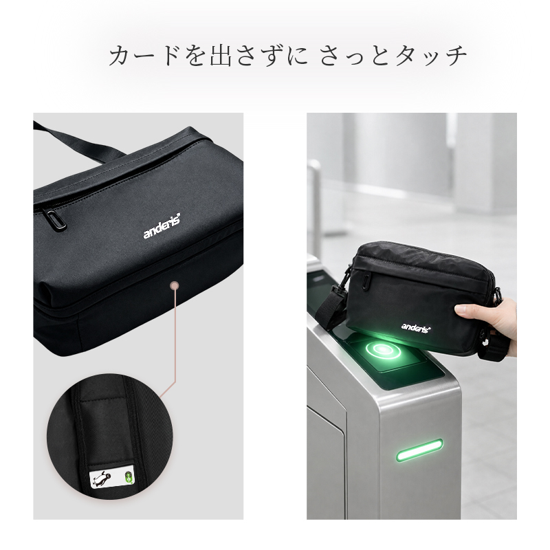 【エコ素材｜爆安せール3,320円】ショルダーバッグ メンズ 大容量 撥水 ナイロン 斜めがけ 軽量 コンパクト 通勤 通学 kb05