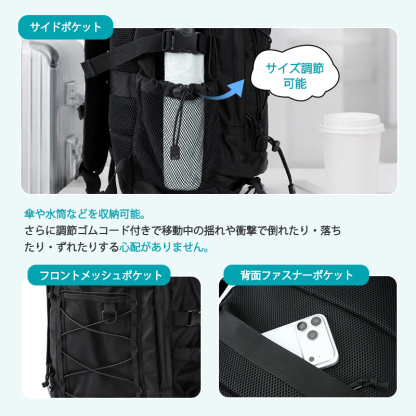 【爆安セール4,400円】リュック レディース メンズ 大容量 30L 男女兼用 バックパック リュックサック 軽量 撥水 通勤 通学 a4 b612