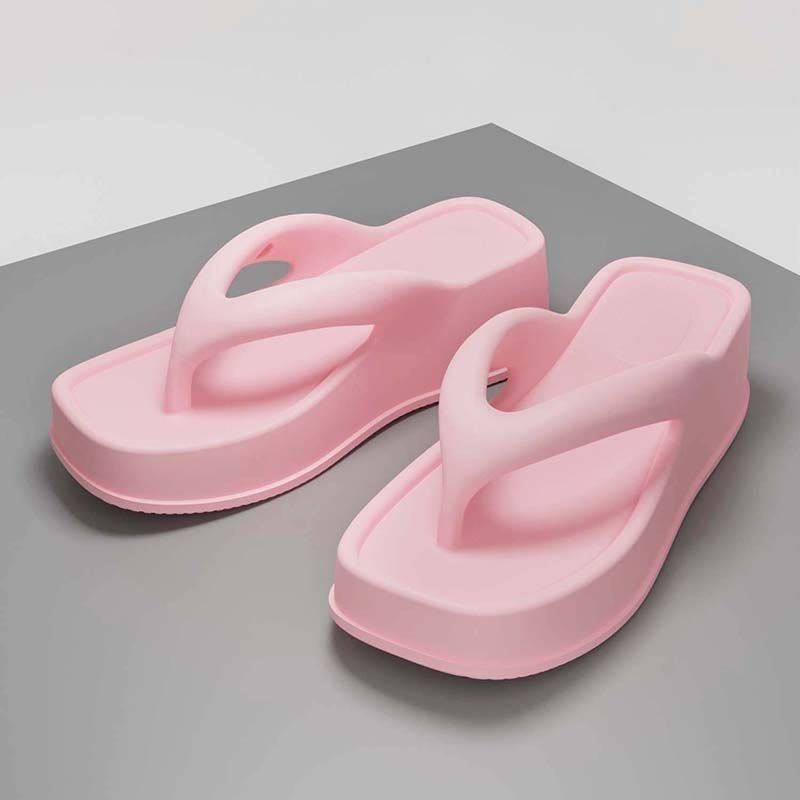 ビーチサンダル 厚底 ヒール ビーサン トングサンダル リカバリーサンダル 滑り止め 