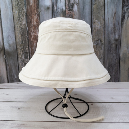 レディース帽子 UVカット つば広 日よけ 折りたたみ かぶる日傘 母の日 運動会 あご紐 小顔効果 完全遮光 洗える