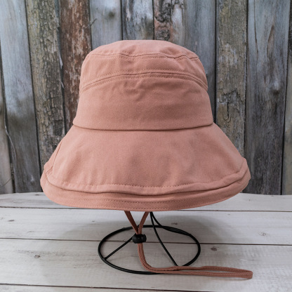 レディース帽子 UVカット つば広 日よけ 折りたたみ かぶる日傘 母の日 運動会 あご紐 小顔効果 完全遮光 洗える