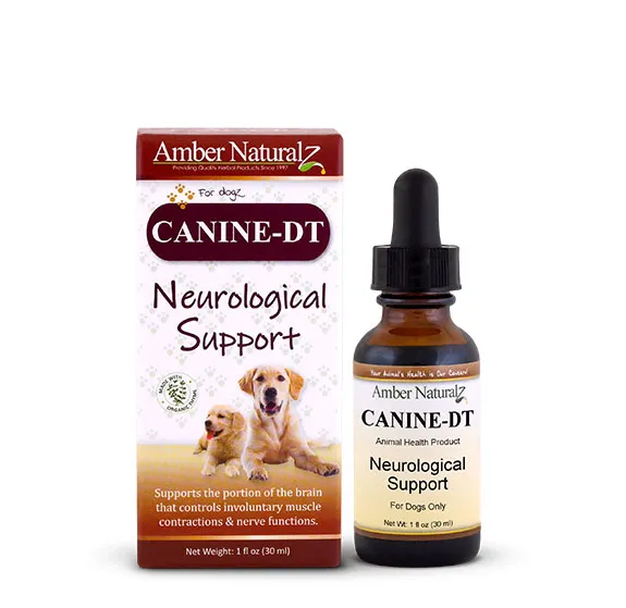 Amber Naturalz Canine DT Neurological Support | Nerve, Seizures, Brain Support | Holistic Healthcare for Dog