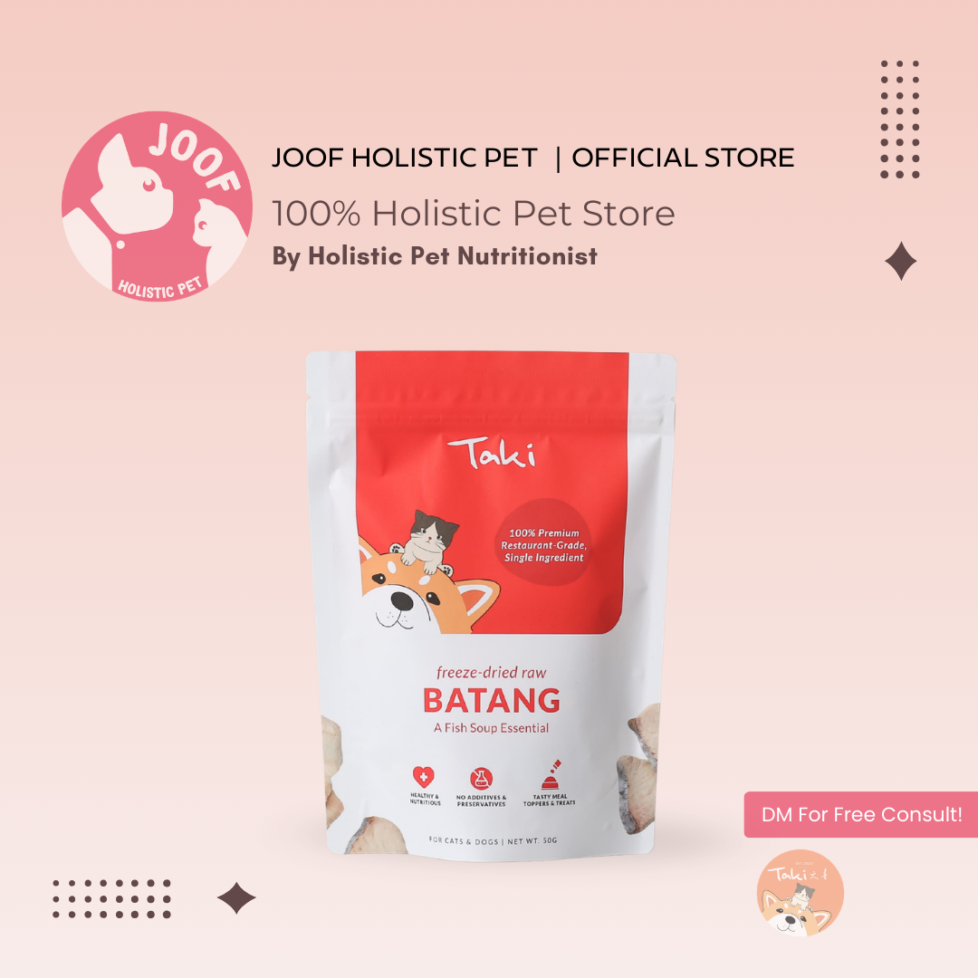 Taki Pets Batang Spanish Mackerel (50g) Freeze Dried Omega 3 Skin Coat Treat for Dogs and Cats