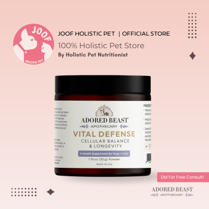 Adored Beast Vital Defense (50g) Antioxidant Immune Cell Protection Supplement for Dogs and Cats