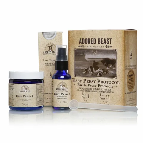 Adored Beast Easy Peesy Protocol | Urinary Tract Function Support | Holistic Healthcare for Dogs & Cats