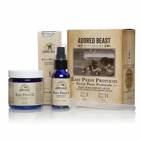 Adored Beast Easy Peesy Protocol | Urinary Tract Function Support | Holistic Healthcare for Dogs & Cats
