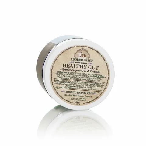 Adored Beast Healthy Gut | Pre & Probiotics + Digestive Pancreatitis Support | Holistic Healthcare for Dogs & Cats