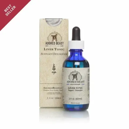 Adored Beast Liver Tonic (60ml) | Liver Kidney Gallbladder Pancreas Organ Support | Holistic Healthcare for Dogs & Cats