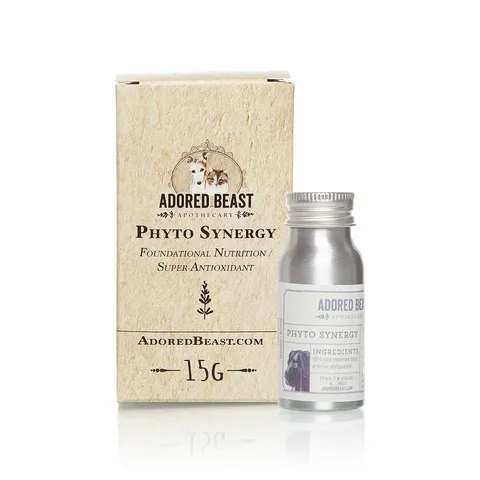 Adored Beast Phyto Synergy | Super Antioxidant Immune Omega3 Support | Holistic Healthcare for Dogs & Cats